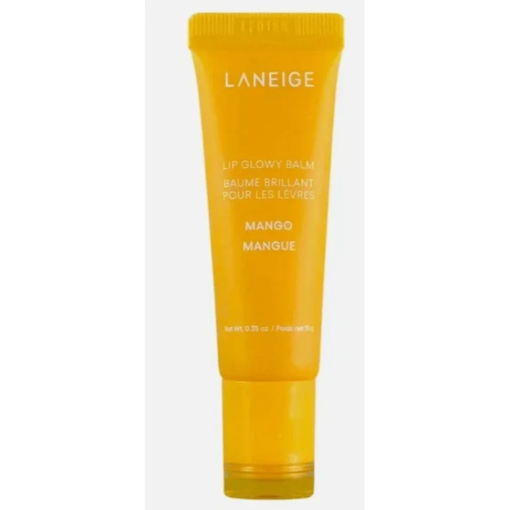 Laneige Lip Glowy Balm Mango Full Size .35oz Hydrating Lip Treatment New No Box